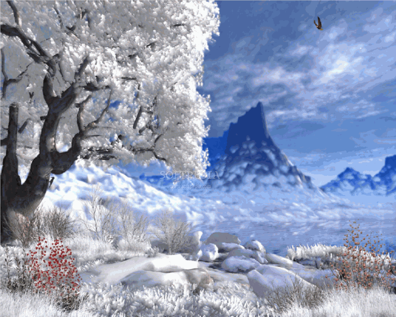 Animated Wallpaper by EleFun Wallpapers devoted to the nature theme,