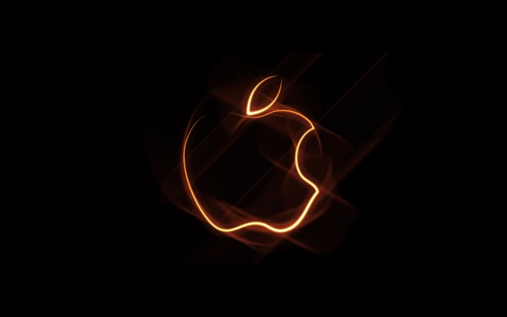 Apple High Difinition HD Black and Silver Apple Mac Wallpapers