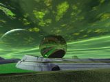 Green Sphere Desktop Background wallpaper