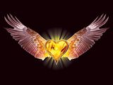 Eagle heart Wallpaper