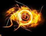 Glowing Firefox Logo Wallpaper