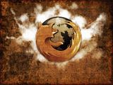 Brown Firefox Logo Wallpaper