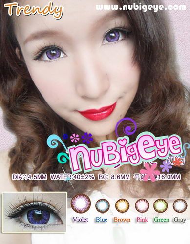 Trendy Bigeye บิ๊กอาย คอนแทคเลนส์ ตาโต จากแบรน โดย Nubigeye Trendy Bigeye บิ๊กอาย คอนแทคเลนส์ ตาโต จากแบรน โดย Nubigeye