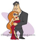 cartoon woman and man Pictures, Images and Photos