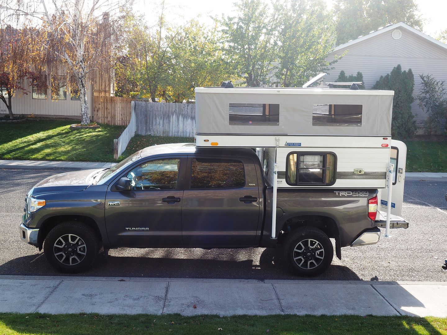 2014 Toyota Tundra Crewmax TRD with FWC Raven Camper. Package or
