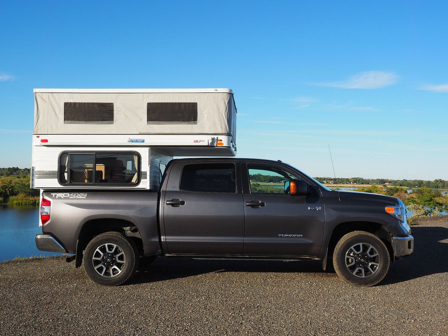 2014 Toyota Tundra Crewmax TRD with FWC Raven Camper. Package or