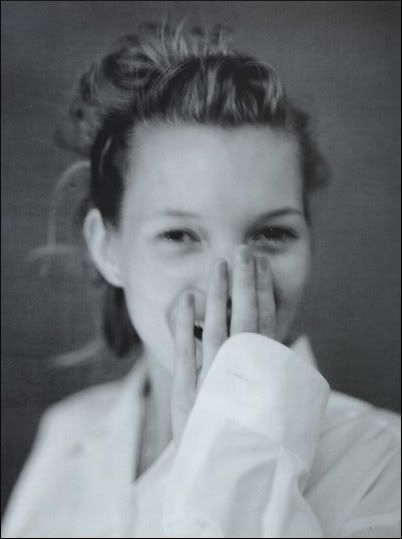 Fresh face young and beautiful Kate Moss