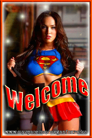 sfoxwelcomegif Megan Fox Superman