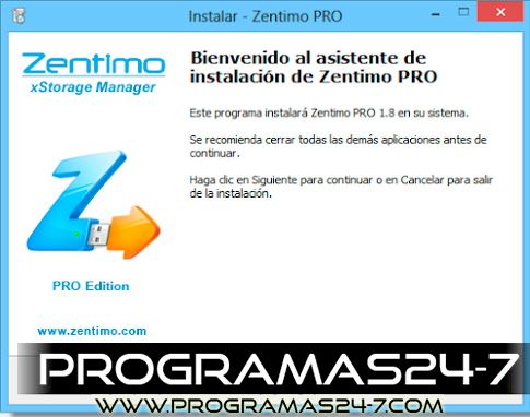 Descargar Zentimo xStorage Manager v1.8.3.1240