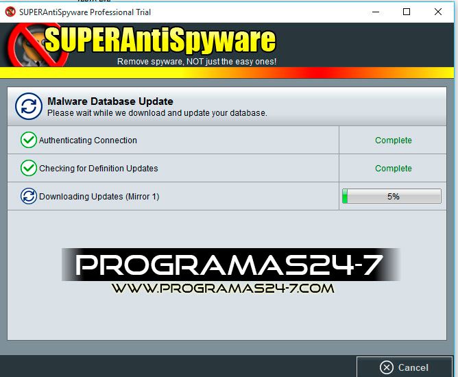 SUPERAntiSpyware Professional v6.0.1158