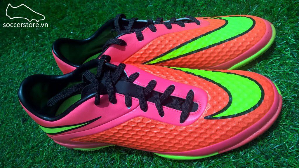 Nike Hypervenom Phelon IC- Bright Crimson/Volt/Hyper Punch/Black