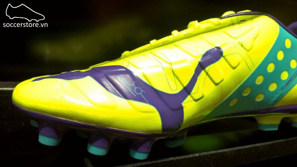 Puma evoPOWER 1 AG- Fluro Yellow/Violet/Blue