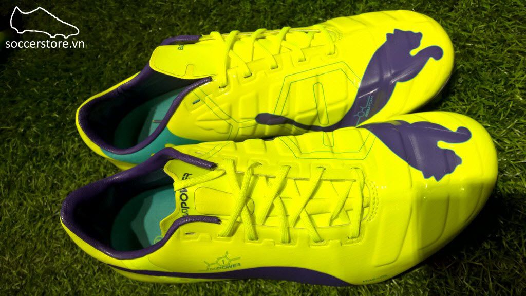 Puma evoPOWER 1 AG- Fluro Yellow/Violet/Blue