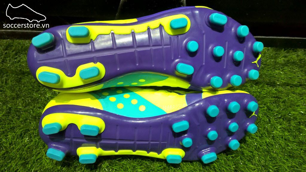 Puma evoPOWER 1 AG- Fluro Yellow/Violet/Blue
