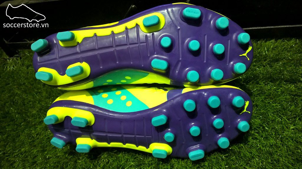 Puma evoPOWER 1 AG- Fluro Yellow/Violet/Blue