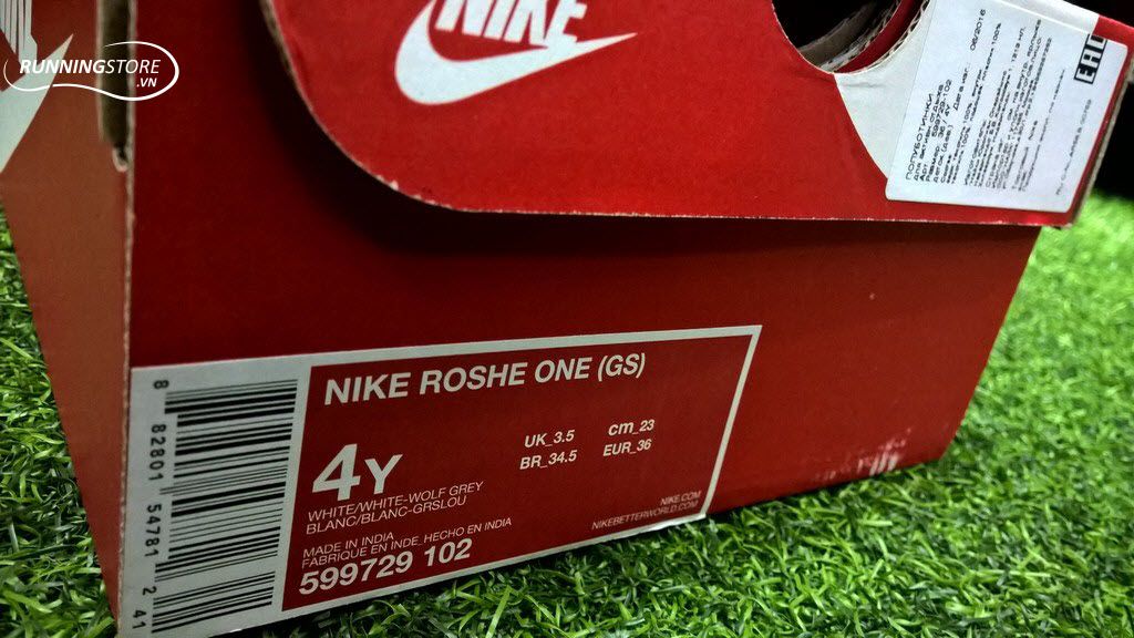 Nike Roshe One -Women - White/ White/ Wolf Grey 599729-102