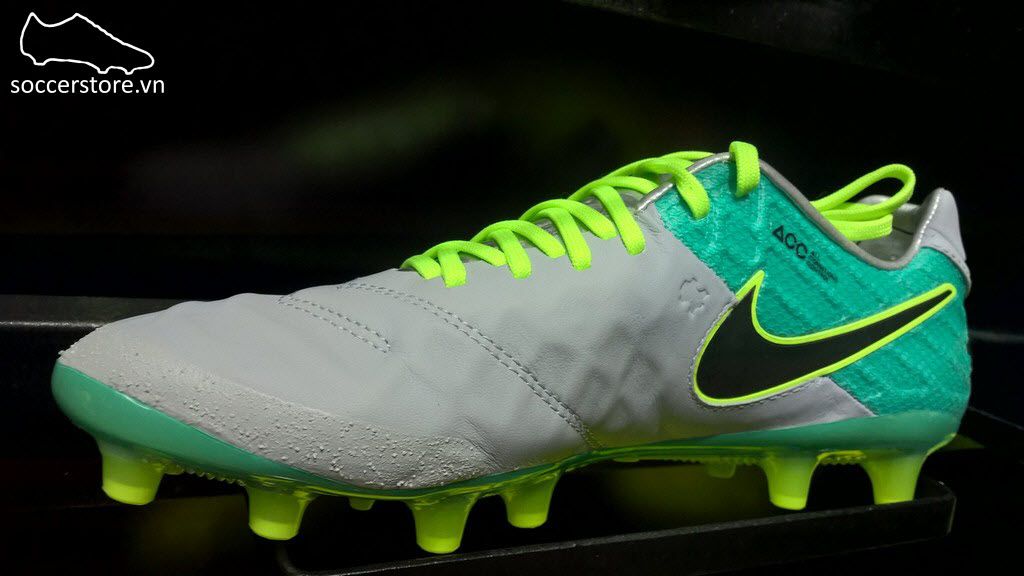 Nike Tiempo Legend VI AG-Pro- Wolf Grey/ Black/ Clear Jade/ Hyper Turquoise 844593-005