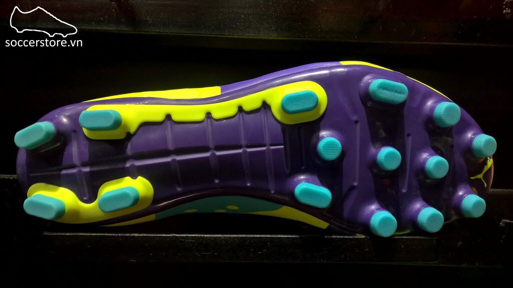 Puma evoPOWER 1 AG- Fluro Yellow/Violet/Blue