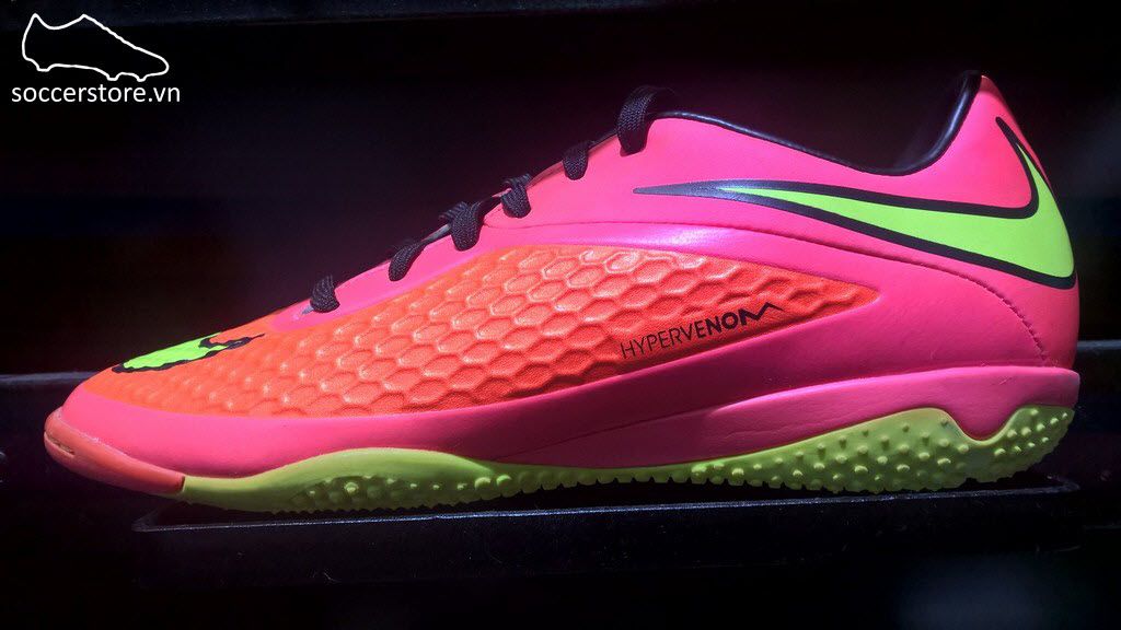 Nike Hypervenom Phelon IC- Bright Crimson/Volt/Hyper Punch/Black