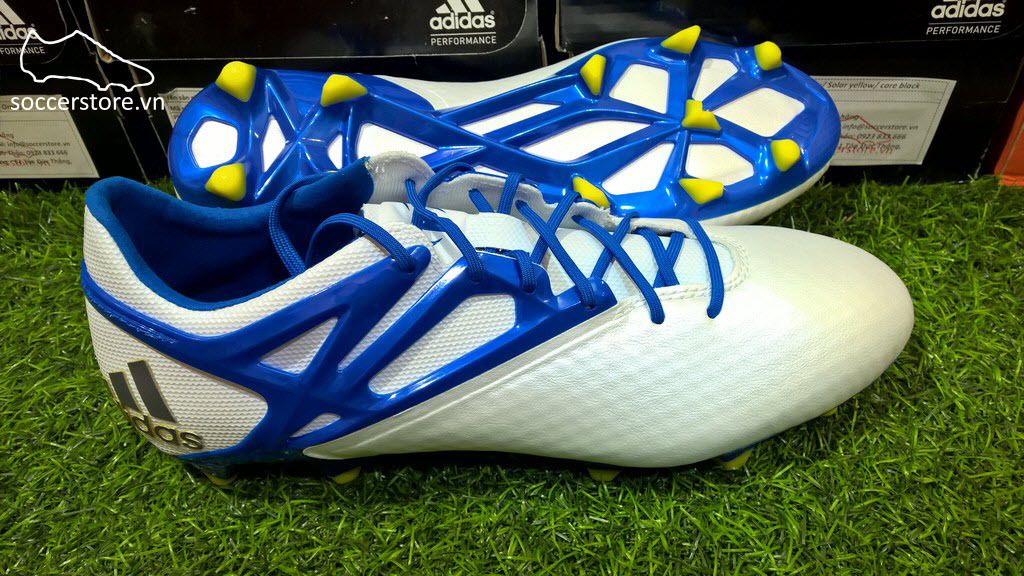 Adidas Messi 15.1 FG/AG White- Prime Blue- Core Black B34359 Adidas Messi 15.1 FG/AG White- Prime Blue- Core Black B34359