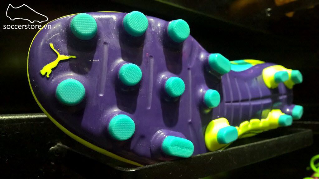 Puma evoPOWER 1 AG- Fluro Yellow/Violet/Blue