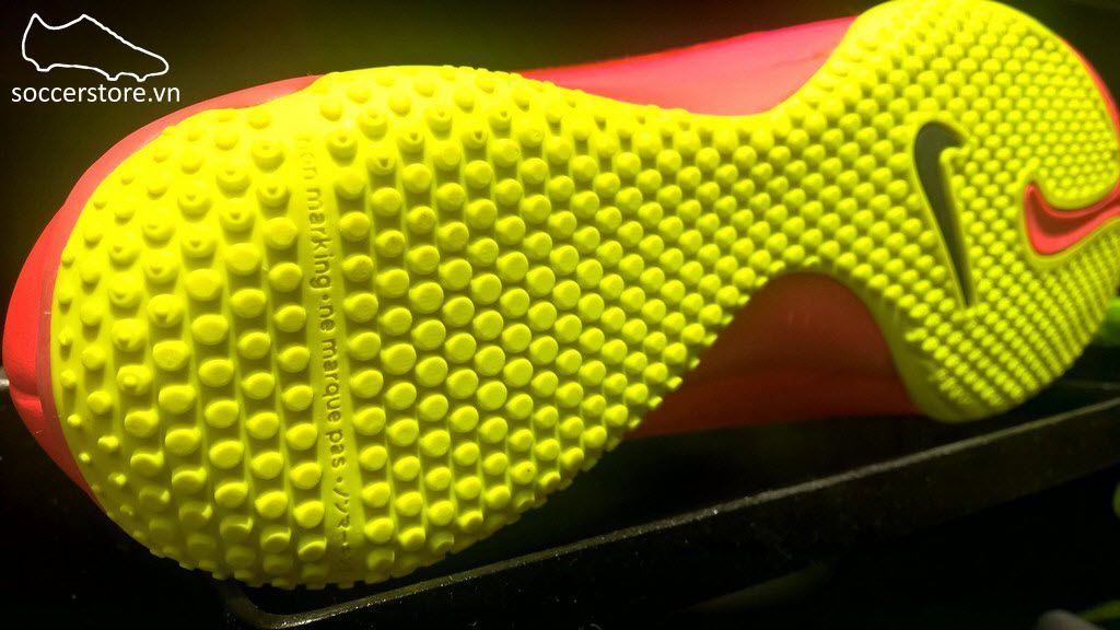 Nike Hypervenom Phelon IC- Bright Crimson/Volt/Hyper Punch/Black