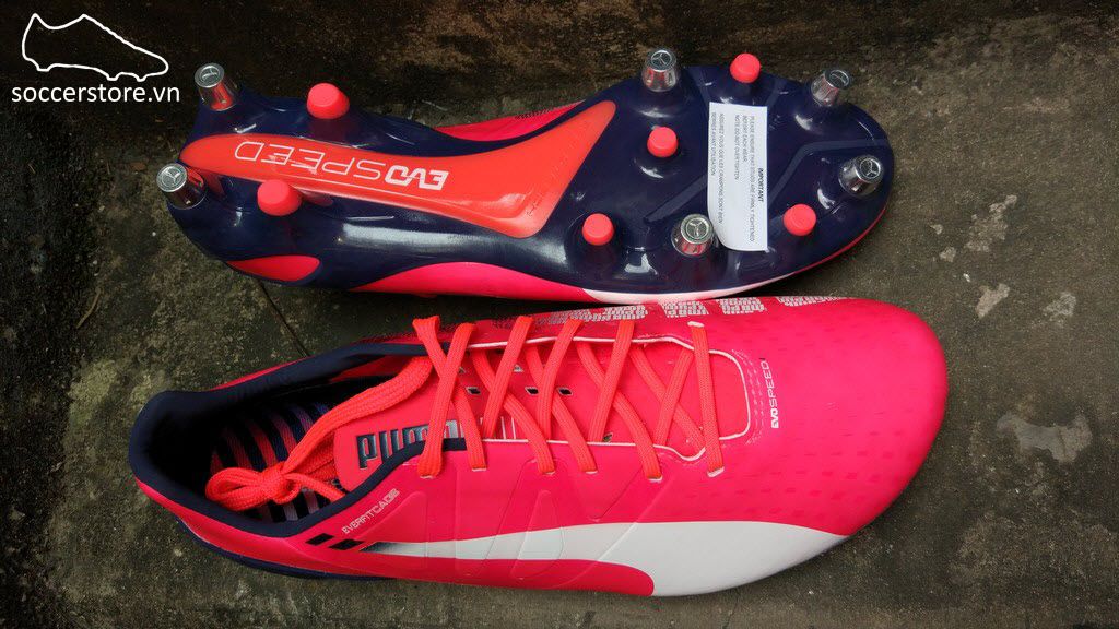 Puma evoSPEED 1.3 Mixed SG- Bright Plasma/ White/ Peacoat