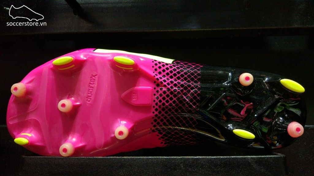 Puma evoPOWER 1.3 Tricks FG- Pink Glo/ Safety Yellow/ Black 103581-01