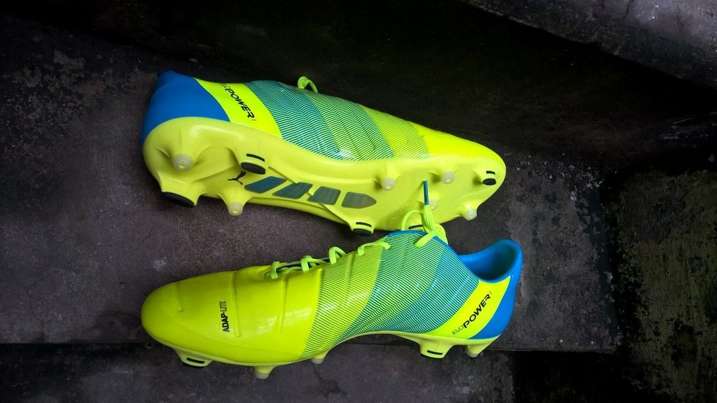 Puma evoPOWER 1.3 FG- Safety Yellow/ Black/ Atomic Blue 103524-01