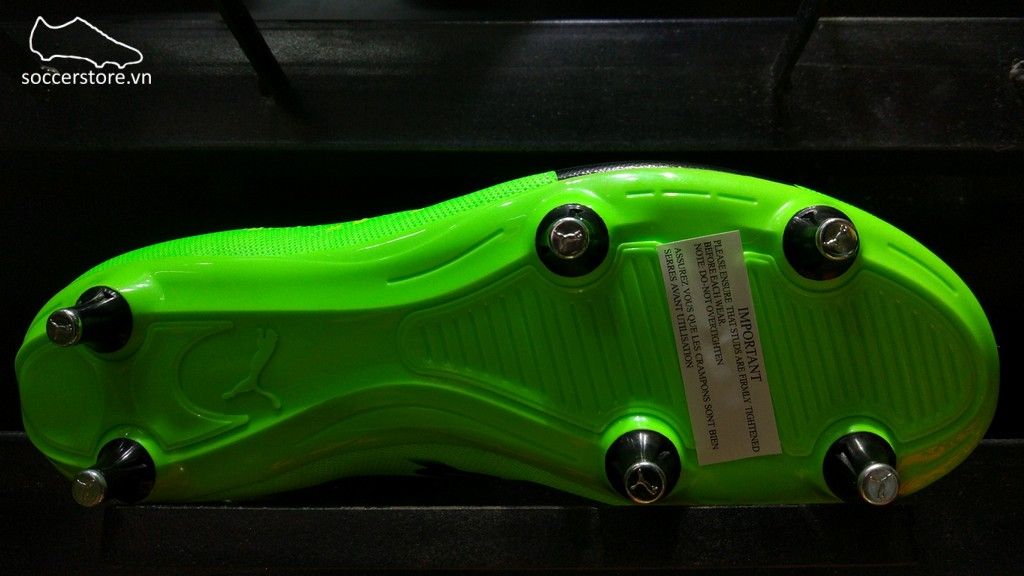 Puma evoPOWER 4 SG- Green Gecko/ Puma Black/ Safety Yellow 103962-01