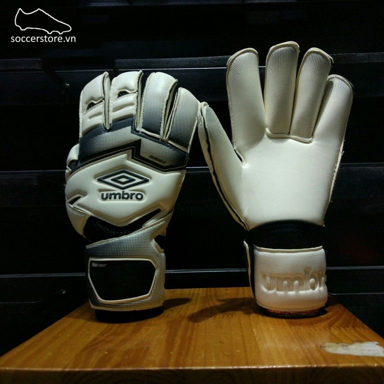 Găng tay thủ môn Umbro Neo Valor- White/ Black GK Gloves 20738U-096