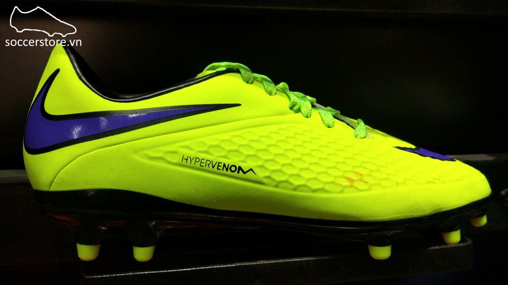 Nike Hypervenom Phelon FG- Volt/ Persian Violet/ Hot Lava/ Black