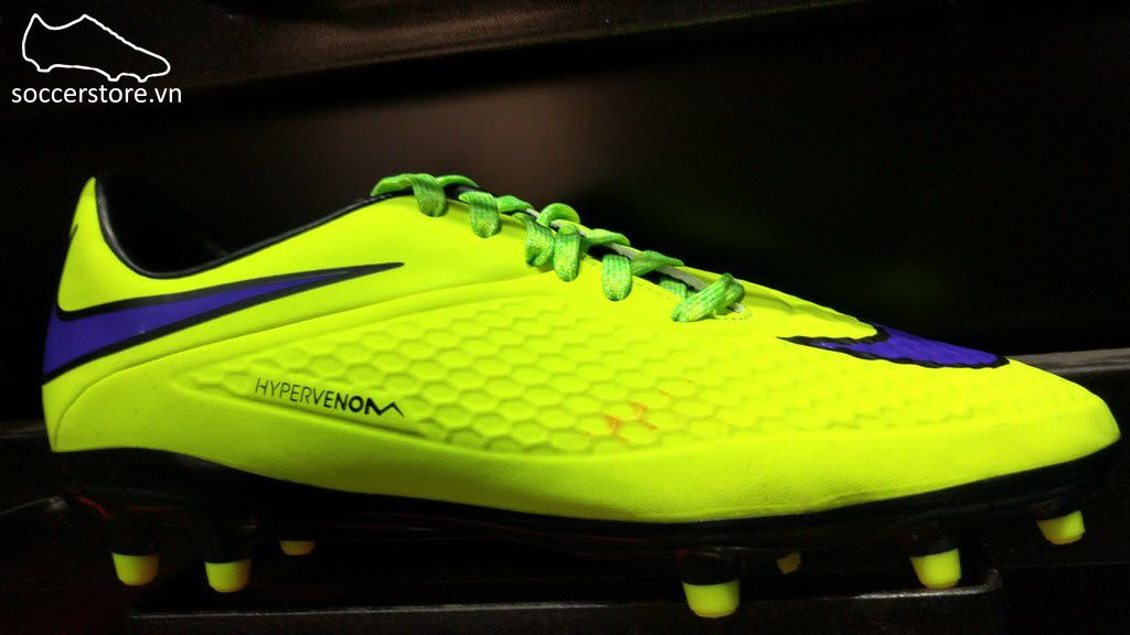 Nike Hypervenom Phelon FG- Volt/ Persian Violet/ Hot Lava/ Black