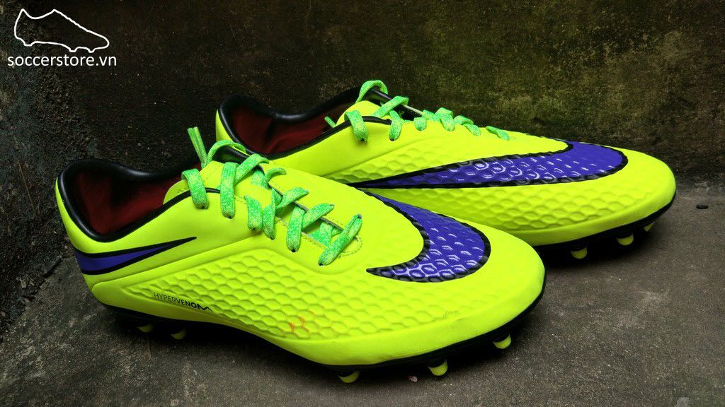 Nike Hypervenom Phelon FG- Volt/ Persian Violet/ Hot Lava/ Black
