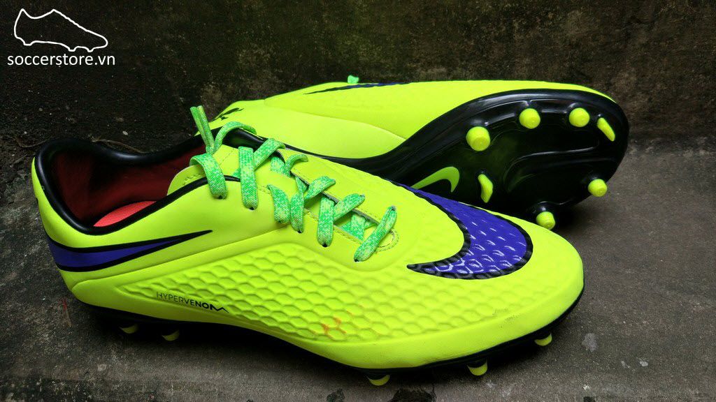Nike Hypervenom Phelon FG- Volt/ Persian Violet/ Hot Lava/ Black