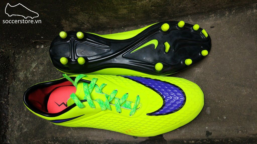 Nike Hypervenom Phelon FG- Volt/ Persian Violet/ Hot Lava/ Black