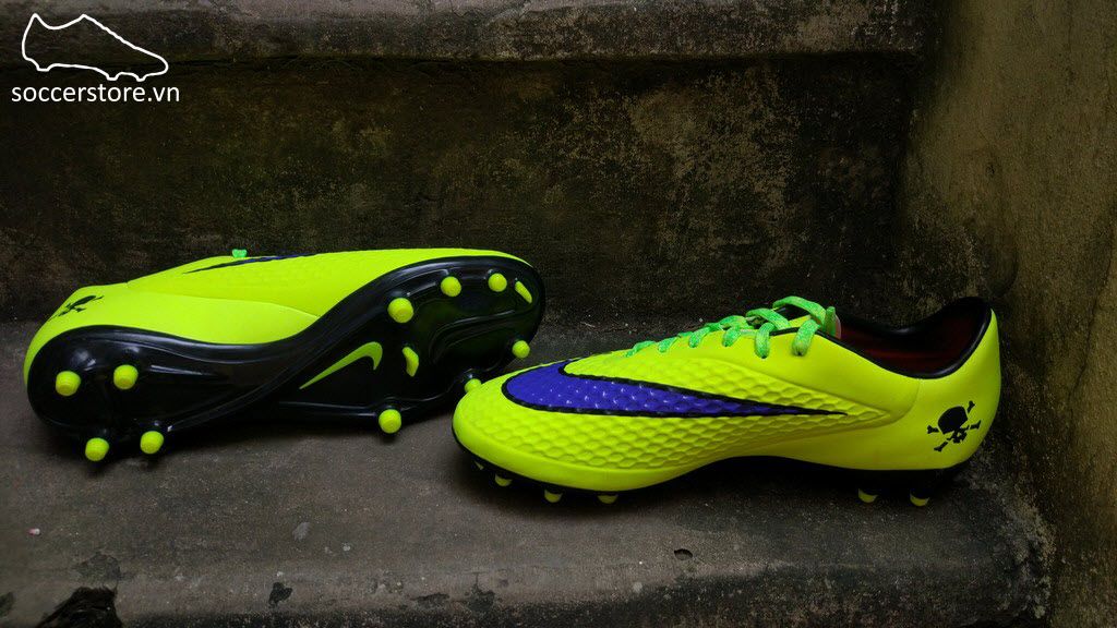 Nike Hypervenom Phelon FG- Volt/ Persian Violet/ Hot Lava/ Black