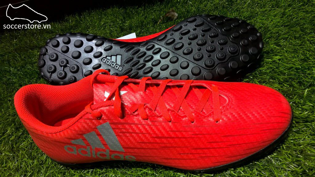 Adidas X 16.4 TF- Solar Red/ Silver Metallic/ Hi-Res Red S75708