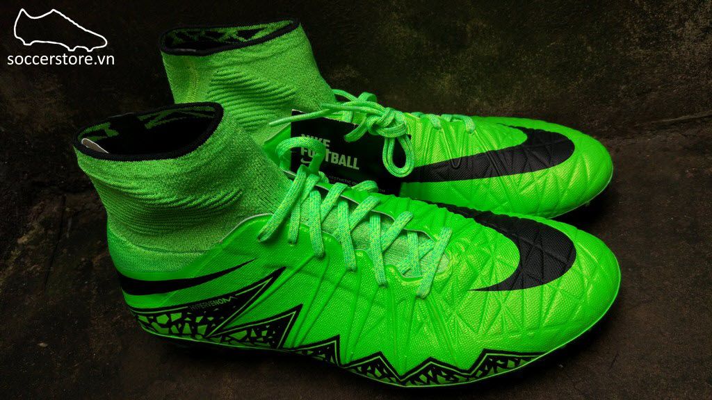 Nike Hypervenom Phantom II FG- Green Strike/ Black