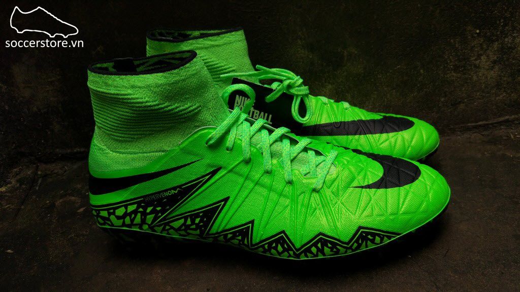 Nike Hypervenom Phantom II FG- Green Strike/ Black