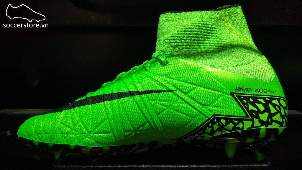 Nike Hypervenom Phantom II FG- Green Strike/ Black