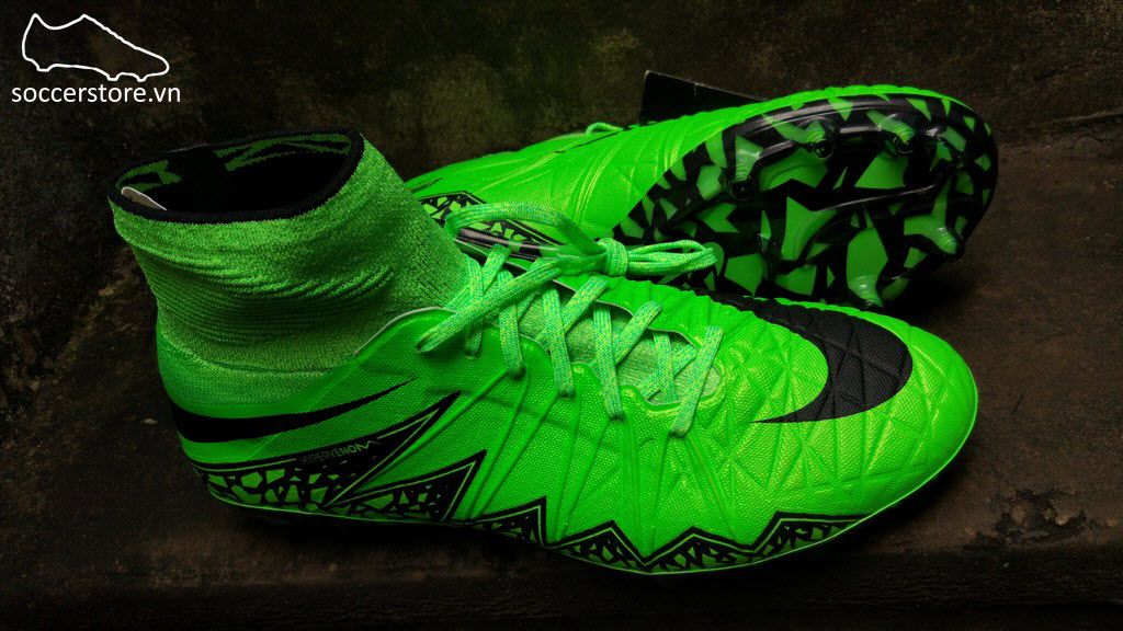 Nike Hypervenom Phantom II FG- Green Strike/ Black