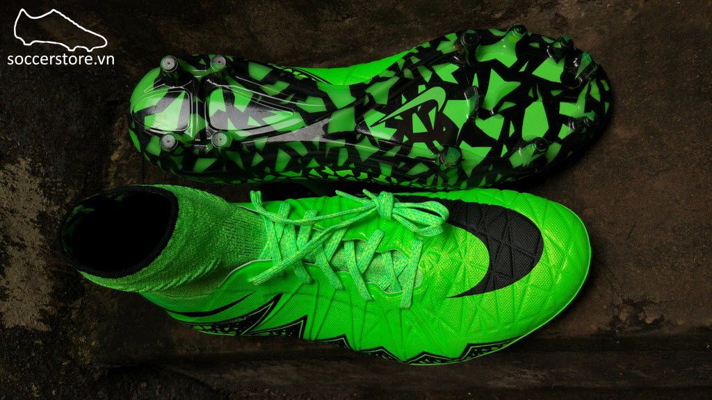 Nike Hypervenom Phantom II FG- Green Strike/ Black