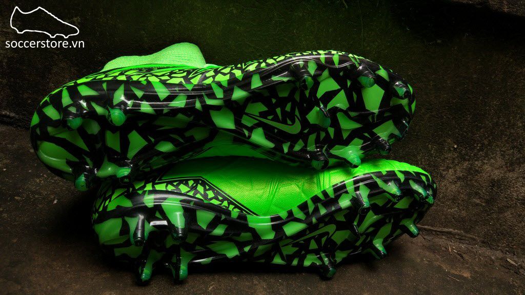 Nike Hypervenom Phantom II FG- Green Strike/ Black