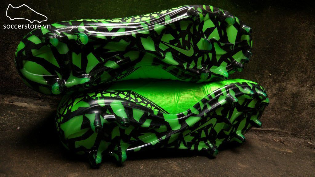 Nike Hypervenom Phantom II FG- Green Strike/ Black