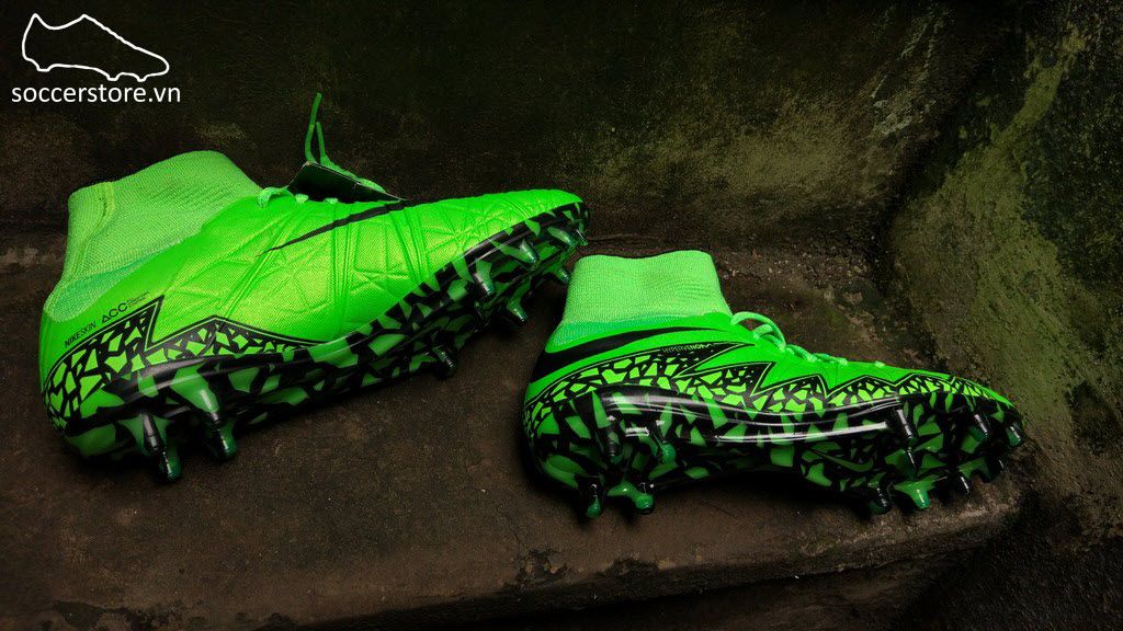 Nike Hypervenom Phantom II FG- Green Strike/ Black