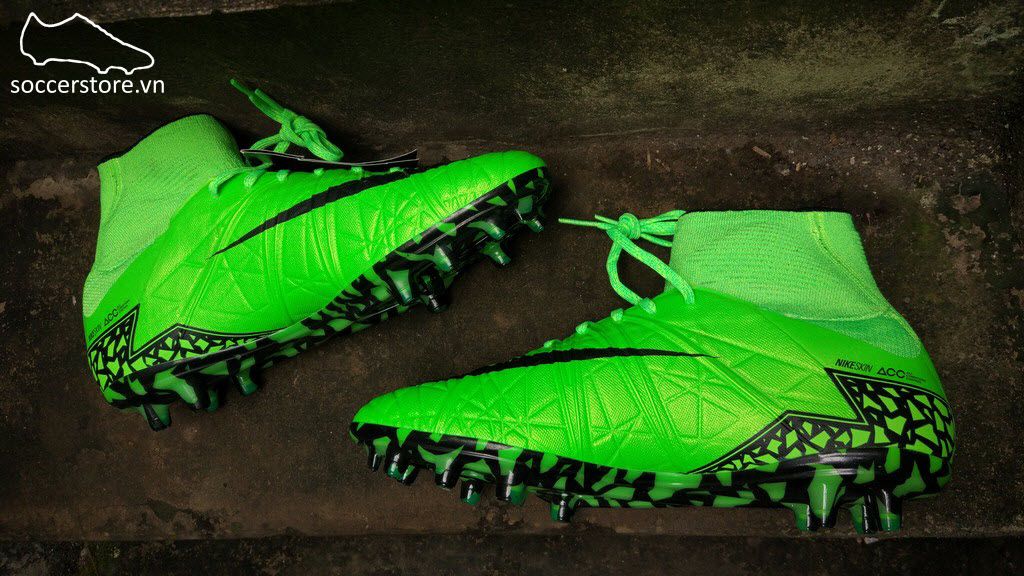 Nike Hypervenom Phantom II FG- Green Strike/ Black