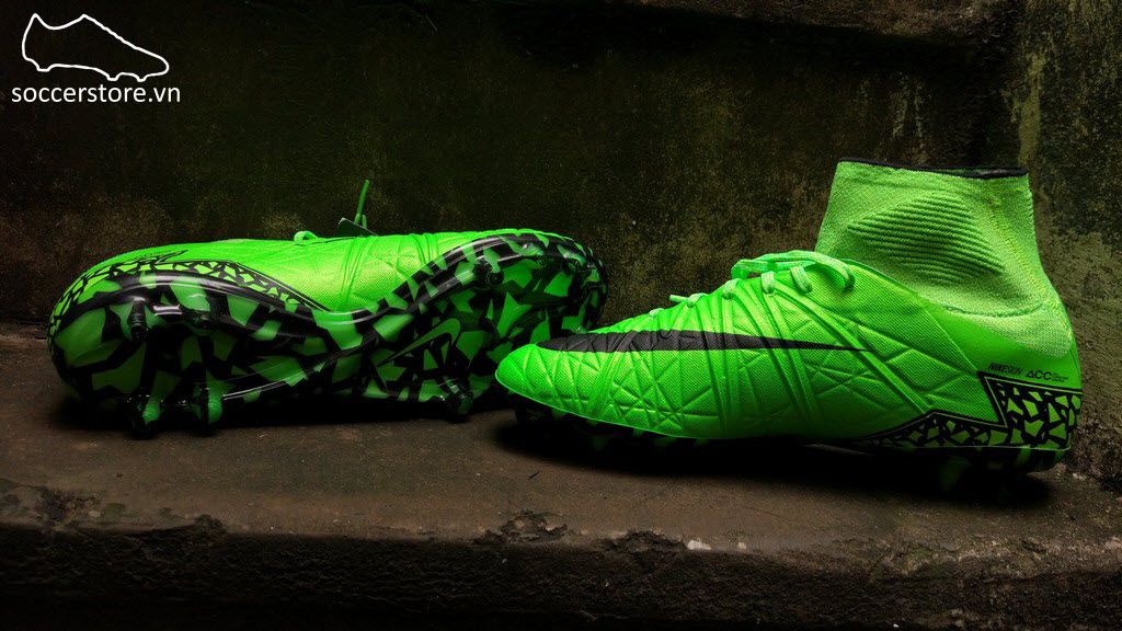 Nike Hypervenom Phantom II FG- Green Strike/ Black