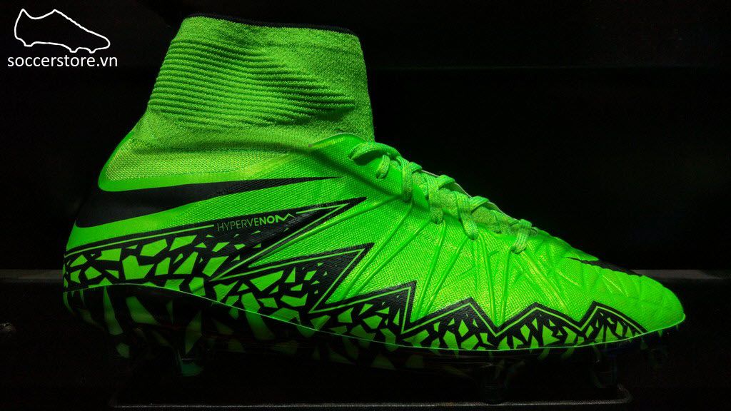 Nike Hypervenom Phantom II FG- Green Strike/ Black