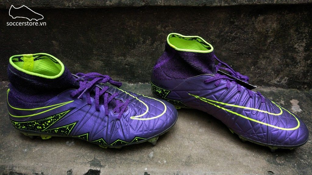Nike Hypervenom Phantom II SG Pro- Hyper Grape/ Czarny/ Volt 747489-550